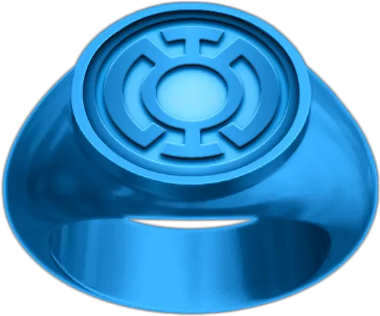 Blue Lantern Power Ring Green The Animated Series Green Lantern Blue Lantern Ring Png Green Lantern Logo