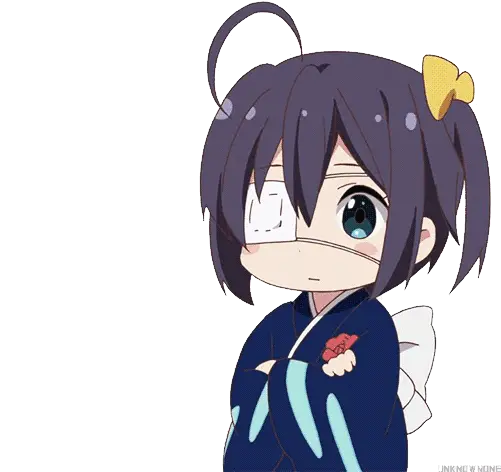 Transparent Anime Gif 4 Images Download Anime Chibi Rikka Png Anime Girl Transparent Background