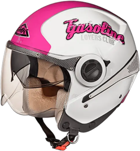 Smk Helmets Sirius Gasoline White Pink Great Deals Smk Open Face Helmets Png Pink And White Icon Helmet