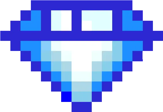 Download Cyan Chaos Emerald Pixel Art Rainbow Heart Full 8 Bit Character Png Pixel Heart Png