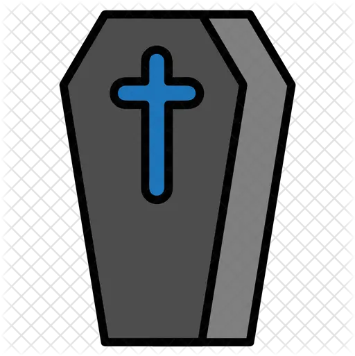 Coffin Icon Christian Cross Png Coffin Png