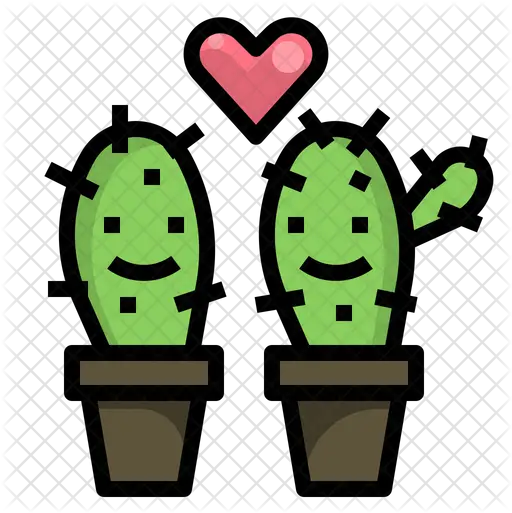 Cactus Icon Cactus Love Cartoon Png Cute Cactus Png