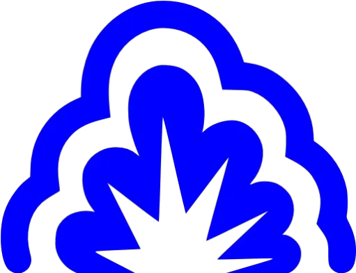 Blue Smoke Explosion Icon Free Blue Explosion Icons Gas Explosion Icon Png Blue Smoke Png