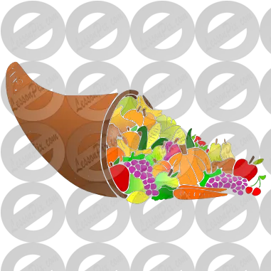 Cornucopia Stencil For Classroom Therapy Use Great Illustration Png Cornucopia Png