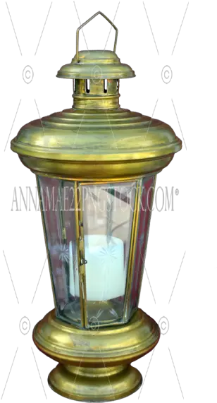 Hurricane Glass Lamp Png Stock Photo 0154 Brass Hurricane Transparent