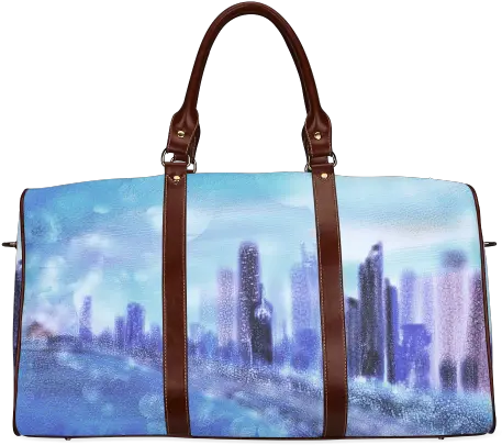 Chicago Skyline Waterproof Travel Bagsmall Model 1639 Id D519256 Flamingo Weekender Bag Png Chicago Skyline Png