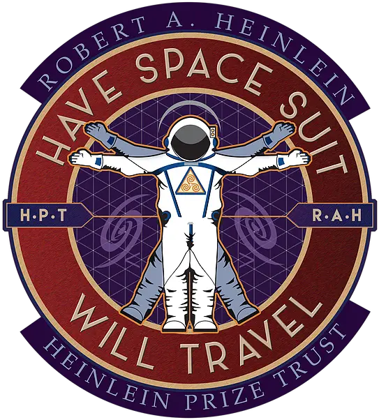 Have Space Suit Will Travel Heinleinprizetrust Emblem Png Space Suit Png