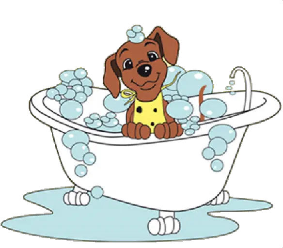 Cat Clipart Bath Cartoon Dog Bath Png Transparent Png Dog In Bath Clipart Bath Png