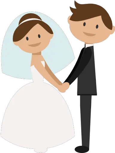 Transparent Background Wedding Clipart Bride And Groom Cartoon Png Wedding Clipart Png