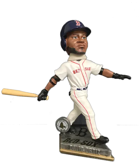 Foco David Ortiz Boston Red Sox Bobblehead Heh1214 Composite Baseball Bat Png Boston Red Sox Png