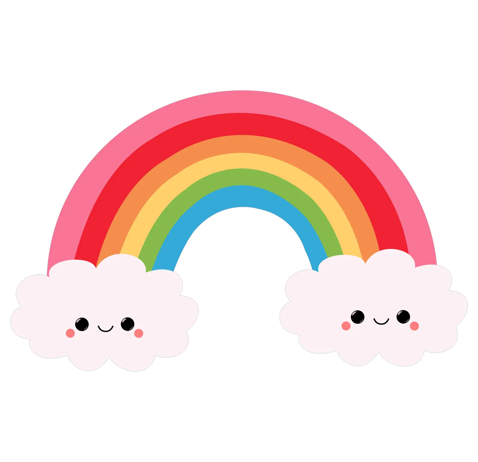 Rainbow Clown Wig Png