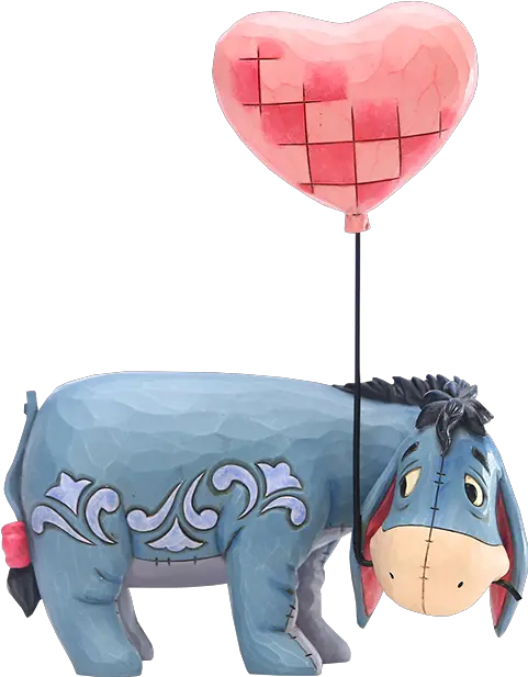 Eeyore With A Heart Balloon Figurine Figurine By Jim Shore Eeyore Png Eeyore Transparent