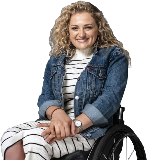 Ali Stroker Png Sitting Ali A Png