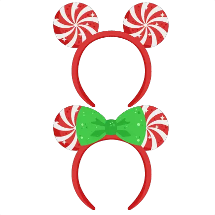 Peppermint Mouse Headbands Svg Cuts Scrapbook Cut File Cute Bow Png Mickey Mouse Ears Icon