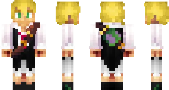 Pristav Minecraft Skin 64x64 Steve Skins Para Minecraft De Meliodas Png Minecraft Character Png