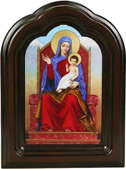 Icon Holy Virgin Mary And Child In A Carved Frame 20 X 15 Religious Item Png Russia Icon