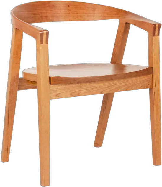 The Nypl Branch Chair Thos Moser Solid Back Png Table With 2 Chair Icon Top View Png