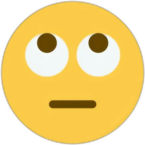 Rolleyes Stupid Think Eyeball Emoji Sticker By Chloekkk Rolling Eyes Emoji Twitter Png Emoji Cake Icon