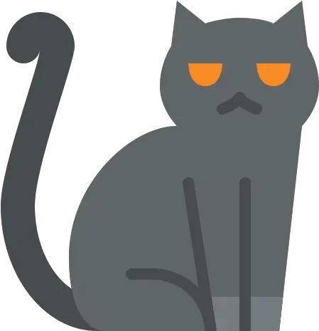 Black Cat Black Cat Png Black Cat Icon