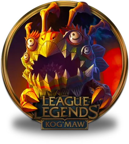 Kogmaw Lion Dance Icon League Of Legends Gold Border Kog Maw Skins Png Dance Icon Png