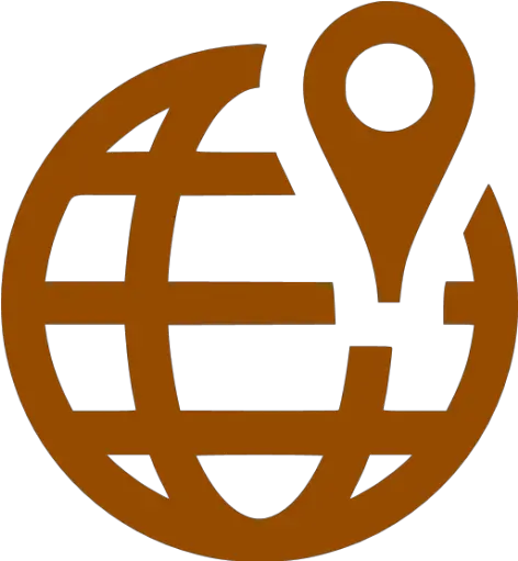 Brown Worldwide Location Icon Free Brown Map Icons Location Icon Brown Png How Do You Make A Website An Icon