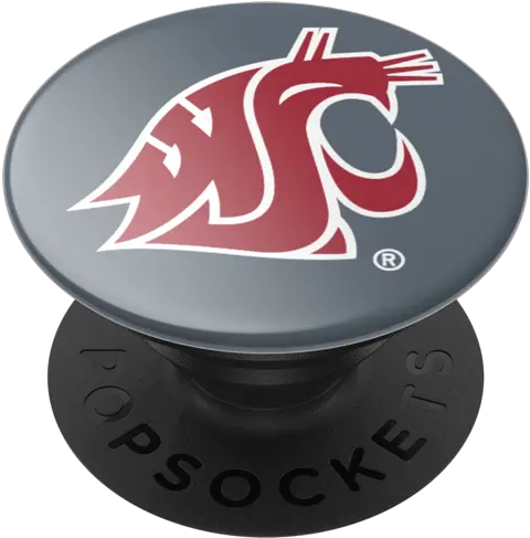 Wsu Cougar Logo Grey Popsocket Pop Socket Walmart Png Pso Icon