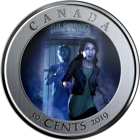 2019 12 Spooky Canada Coin Png Nickel Png