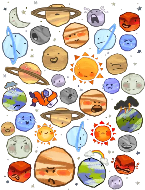 Clipart Science Solar System Solar System Stickers Png Solar System Png