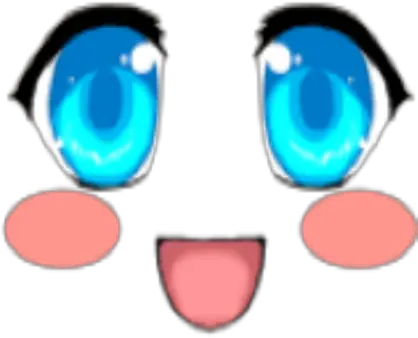 Roblox Face Black Background Png Kawaii