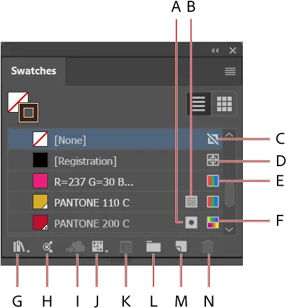 How To Use And Create Swatches In Illustrator Swatches Panel Png Paint Swatch Png