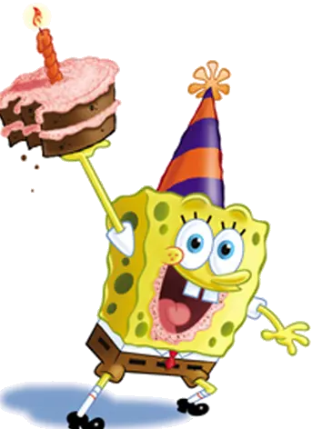 Download Hd Spongebob Happy Birthday Png Spongebob Sponge Bob Square Pants Birthday Birthday Clipart Png