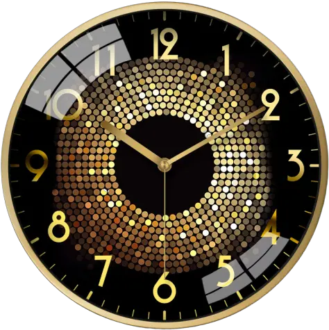 Mönste Gold Large Modern Wall Clock In 2020 Large Wall Wall Clock Png Gold Clock Png