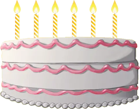 Birthday Cake Gif Png Transparent Birthday Cake With 6 Candles Png Birthday Cake Transparent png