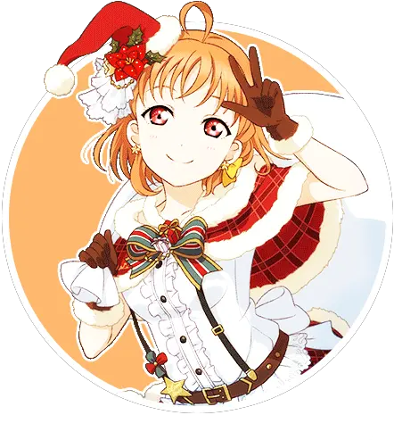 Aqours Christmas Set Icon Pack Anime Girl Christmas Love Live Png Anime Christmas Icon