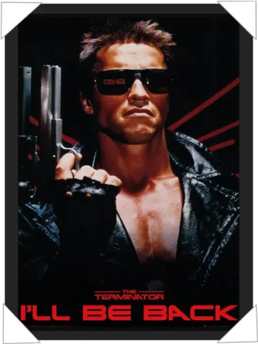 Download Terminator Poster I Ll Be Back Png Movie Poster Png