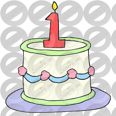 Lessonpix Mobile Birthday Cake Png First Birthday Png