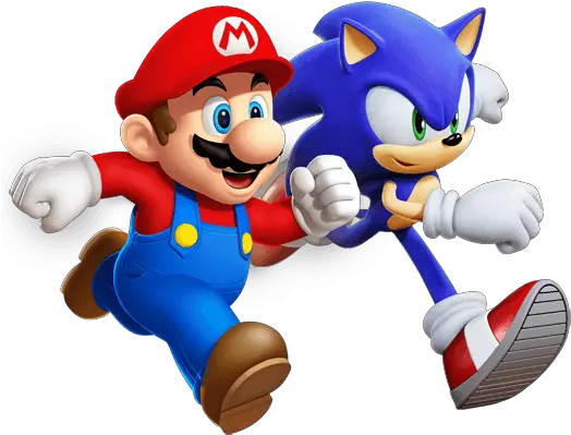 Sonic Mario And Sonic Running Png Sonic Running Png