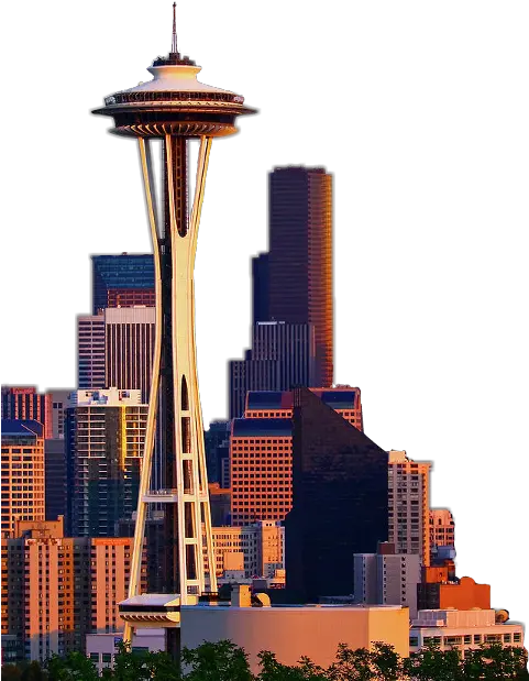 Download Hd Poster Picturesu0027 Space Needle 41x41in Seattle Space Needle City Png Space Needle Png