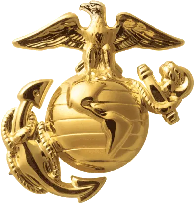 Gold Eagle Globe And Anchor Us Marines Png Eagle Globe And Anchor Png