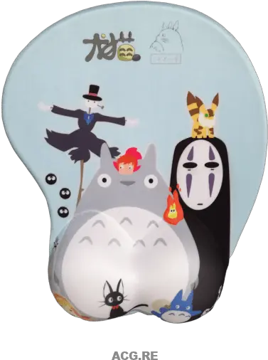 My Neighbor Totoro Kaonashi 3d Anime Mouse Pad Mouse Pad Totoro Png Totoro Png