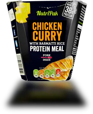 Chicken Curry With Basmati Rice Nutripak Protein Meal Png Curry Png