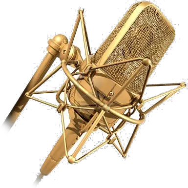 Gold Microphone Gold Music Logo Png Full Size Png Mic Gold Png Microphone Logo Png