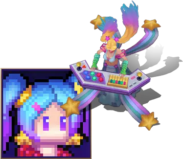 Event Arcade 2019 Ultracombo Skórki Arcade Battle Boss Arcade Sona Chroma Png Arcade Poro Icon