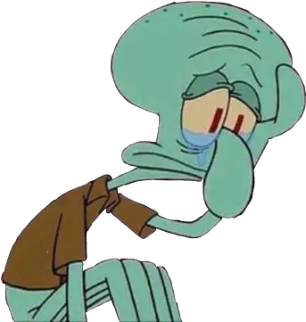 Squidward Sad Freetoedit Sticker By Bigget B00ty Squidward Sad Png Squidward Png