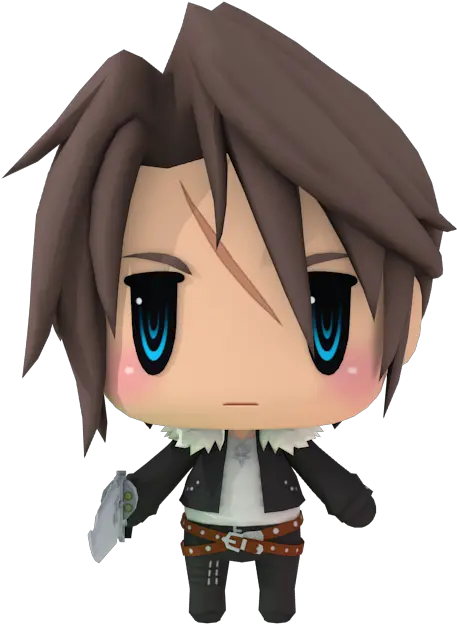 Pc Computer World Of Final Fantasy Squall The Models World Of Final Fantasy Chibi Png Final Fantasy Png