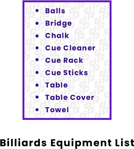 Billiards Equipment List Dot Png Pool Cue Icon