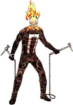 Ghost Rider Robbie Reyes Ghost Rider Figure Png Ghost Rider Transparent