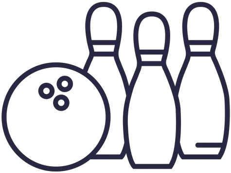 Bowling Ball And Pins Icon Transparent Png U0026 Svg Vector Boliche Para Colorear Pin Icon Transparent