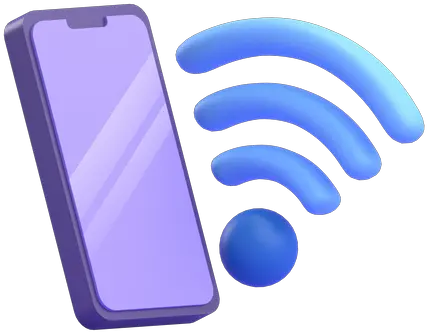 Premium Mobile Wifi 3d Illustration Download In Png Obj Or Smart Phone 3d Icon Phone Icon Illustrator