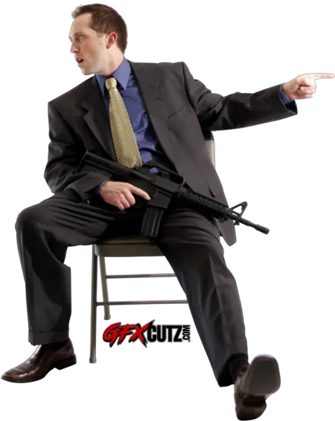 Guy With Gun Png 6 Image Conjunto Da Puma Preto E Branco Man With Gun Png